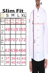 Varetta Erkek Sarı Slim Fit  Uzun Kollu Gömlek