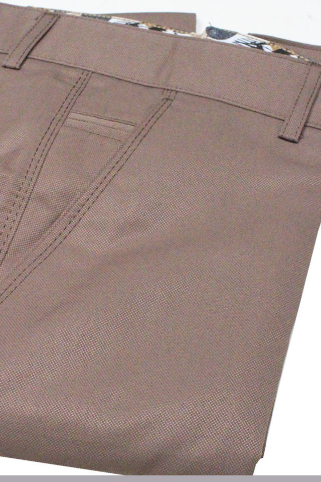 Varetta Erkek Kahverengi Armüllü Klasik Cepli Keten Pantolon