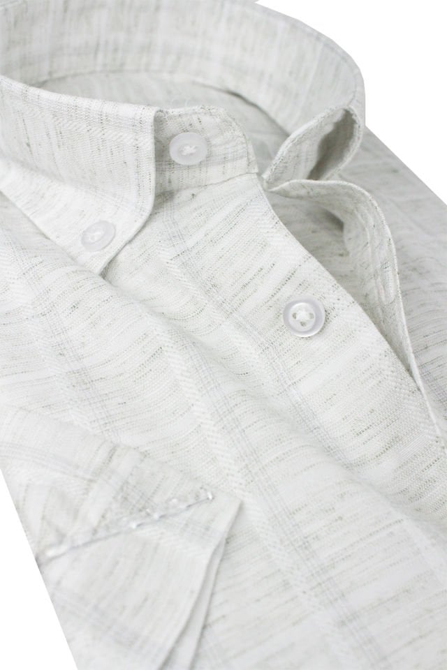 Varetta Erkek Yeşil Kısa Kollu Cepli Geniş Kesim Pamuklu Yazlık Kareli Gömlek